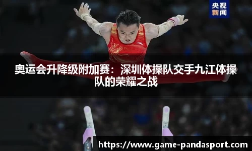 奥运会升降级附加赛：深圳体操队交手九江体操队的荣耀之战