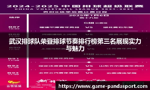 武汉排球队荣登排球节奏排行榜第三名展现实力与魅力